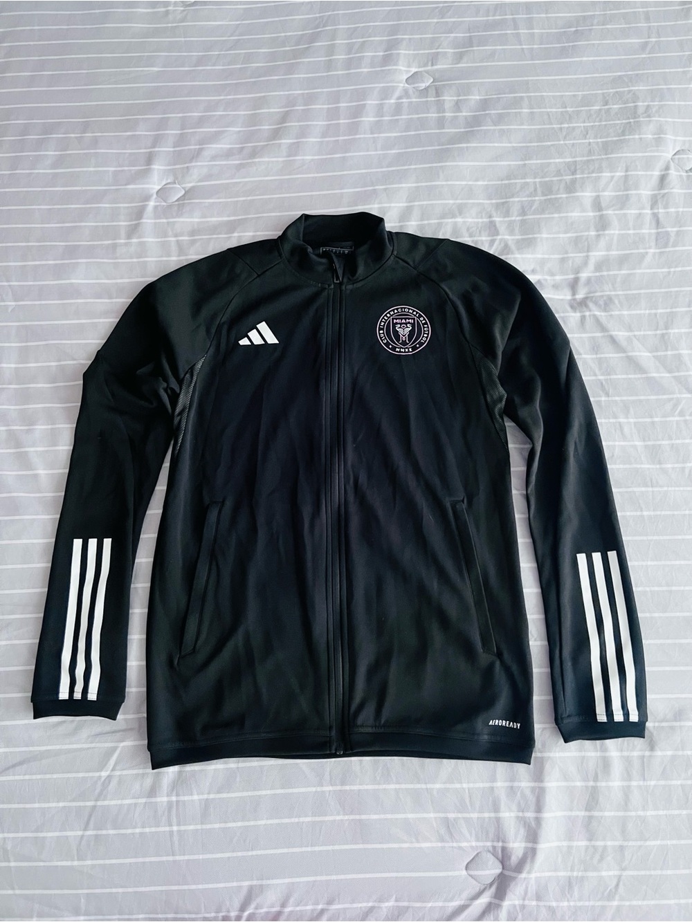 adidas Black Full-Zip Performance Jacket INTER MAMÌ